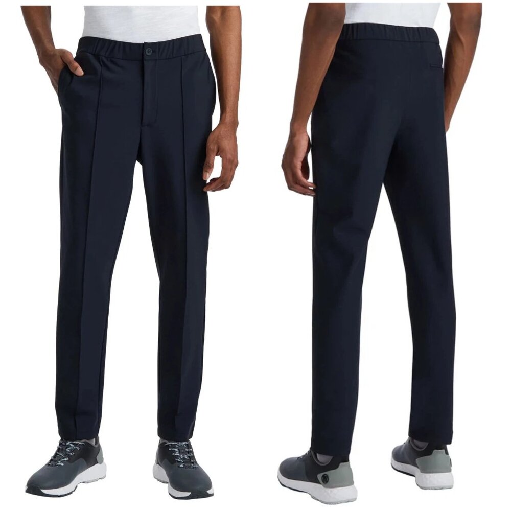 NWOT G/FORE Golf Pants Tech Stretch Street Onyx Navy Blue Performance sz L $170